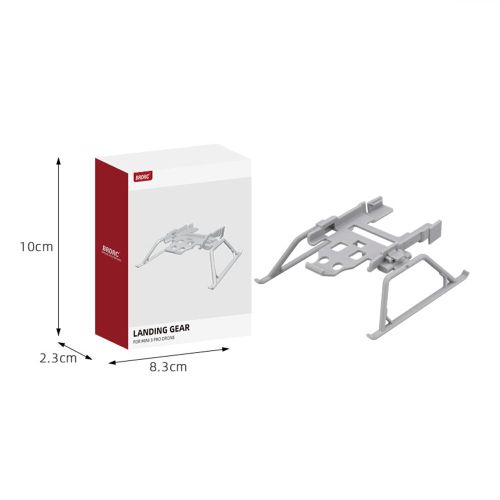 Train D'atterrissage Pliant Pour Drone Dji Mini 3 Pro,Protecteur De Hauteur À Dégagement Rapide,Extension De Jambe Étendue,Accessoire - Type Gris-Generique