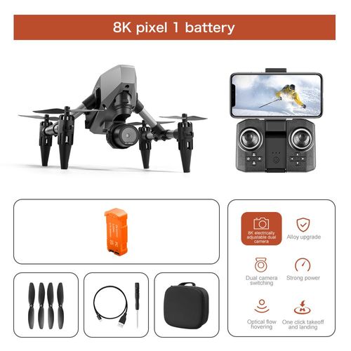 Drone Professionnel S2s 6k Hd,Photographie Aérienne À Longue Durée De Vie De La Batterie,Flux Optique,Touristes,Positionnement De L'objectif,Jouet Quadrirotor Rc - Type Xd1 8k