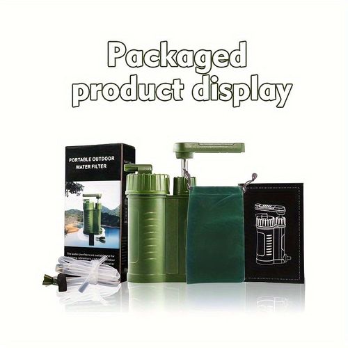 Purificateur D'eau Portable D'extérieur,Kit De Survie Avec Filtre,Parfait Pour Le Camping,La Randonnée Et Les Situations D'urgence - Type Water Purifier