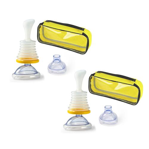 Trousse De Premiers Soins Dispositif D'étouffement Adultes Et Enfants,Analyste De Sauvetage Étouffants,Asphyxie À Domicile,Dispositif De Sauvetage,Anti Iwhandation,2 Tailles - Type Yellow 2pcs 