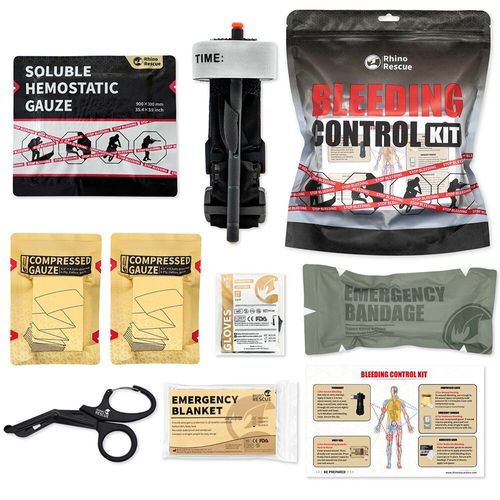Bal 37- Kit De Survie De Premiers Secours,Ifak,Fourni Avec 20 Articles Emt Pour Urgence En Plein Air - Type Bleeding Control Kit