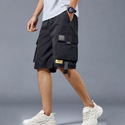 Short Cargo Décontracté Pour Hommes,Pantalon Coupe-Vent Tendance Pour Étudiants,Mode Ins,Été