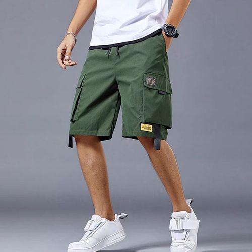 Short Cargo Décontracté Pour Hommes,Pantalon Coupe-Vent Tendance Pour Étudiants,Mode Ins,Été