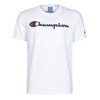 T-Shirt Champion Cotton Athletic Jersey Combed Blanc