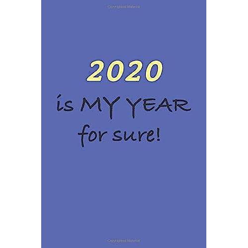 2020 Is My Year For Sure: Mind Map With College Ruled Notebook / Journal - Write Down Your Inspirations / Ideas / Thoughts / Wishes And More For 2020 - Blue Edition