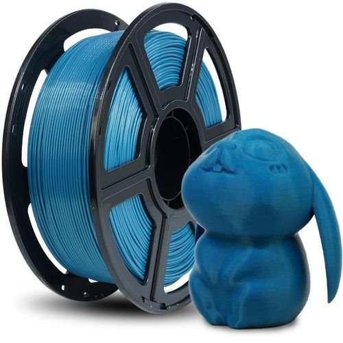 Filament PLA haute vitesse 1.75mm, imprimez jusqu'à 8x plus vite, 500mm/s Impression haute vitesse, le HS PLA excelle à des vitesses élevées pour une efficacité optimale(Pearl Gentian Blue)