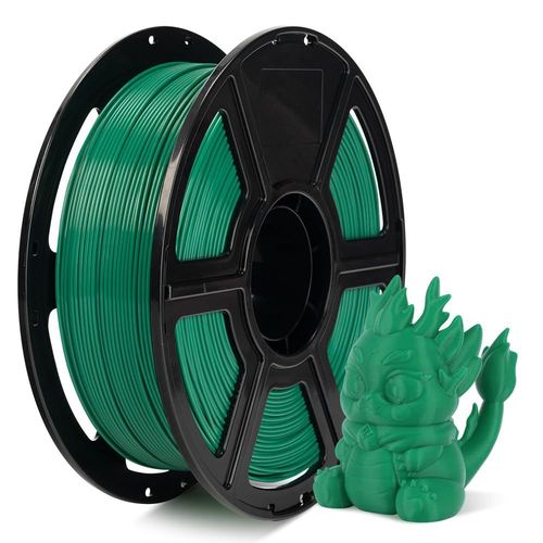 Filament PLA haute vitesse 1.75mm, imprimez jusqu'à 8x plus vite, 30-500mm/s Impression haute vitesse, le HS PLA excelle à des vitesses élevées pour une efficacité optimale(Turquoise Green)