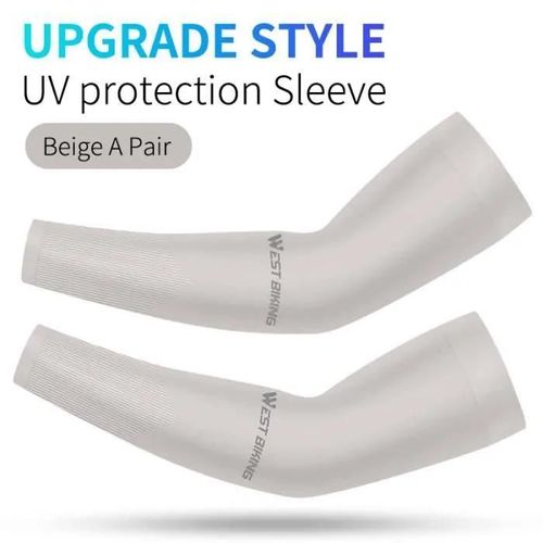 Couleur Style3 Beige Taille M Manchettes De Protection Contre Les Uv Pour La Course À Pied, Couvre-Bras, Chau