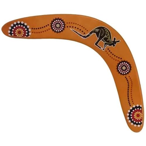 Boomerang En Bois Retournant La Soucoupe Extérieure De Fléchettes De Man?uvre De Boomerangs