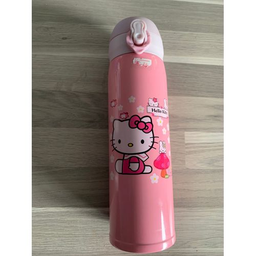 Tasse Isotherme Hello Kitty Pour Enfants Thermos En Acier Inoxydable.