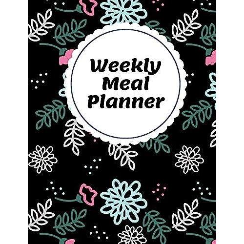 Weekly Meal Planner: 55 Weeks Of Menu Planning Pages With Weekly Shopping List , 8.5 X 11 Bleed, 112 Pages