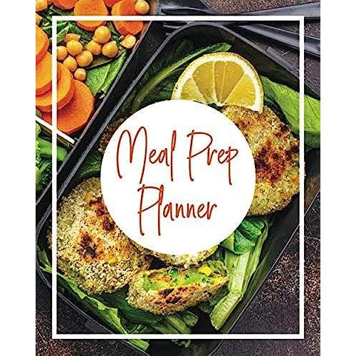 Meal Prep Planner: 4 Pages Per Week - 44 Week Planner - Big Recipe Section - 8 X 10 Inch (Elitic Meal Prep Planners)