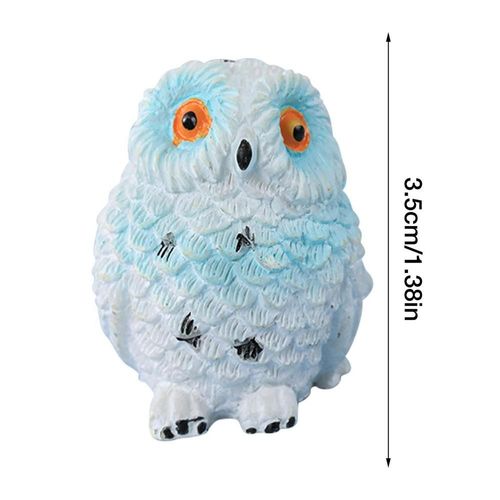 Figurines De Décoration De Jardin En Forme D'épouvantail,Hibou,Animaux Réalistes,Accessoires De Décoration #C