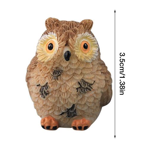Figurines De Décoration De Jardin En Forme D'épouvantail,Hibou,Animaux Réalistes,Accessoires De Décoration #A