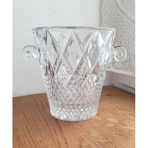 Seau À Glace Cristal Ancien