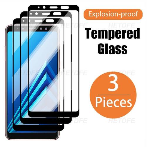 Couleur Pour J2 2018 Pour Samsung Film Protection Écran Pour 3 Pieces