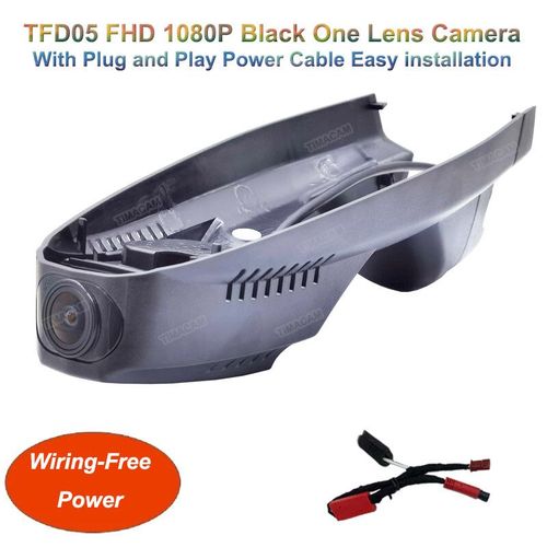 Caméra De Tableau De Bord Dvr De Voiture Fhd,1080p,Ford Escape,Uy2,Uy3,Ford Kuga,Uy2,Uy3,2012,2013,2014,2015,2016,2017,2018,2019,2020 - Type Black One Cam Easy-64gb