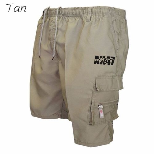 Pantalon De Travail Décontracté Pour Hommes,Camsolomon,Style Militaire,Dulshorts Avec Design Imprimé,Ak Cargo,Street Wear,Pantalon D'été