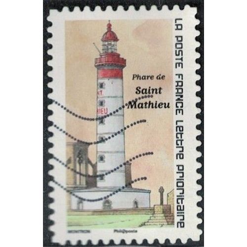 France 2020 Oblitéré Used Repères De Nos Côtes Phare De Saint Mathieu Y&t 1900