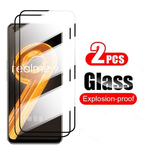 Couleur 2 Noir Pour Realme Film Protection Écran Pour Realme 9