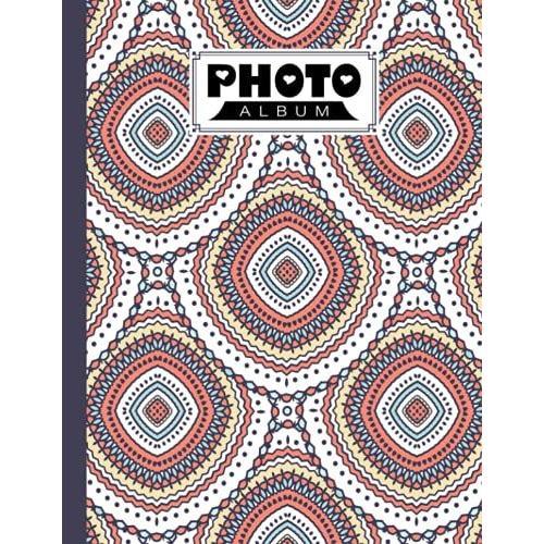 Photo Album: Large Photo Albums With Writing Space Memo, Extra Large Capacity Picture Album | Premium Ethnic Cover By Birgitt Walter