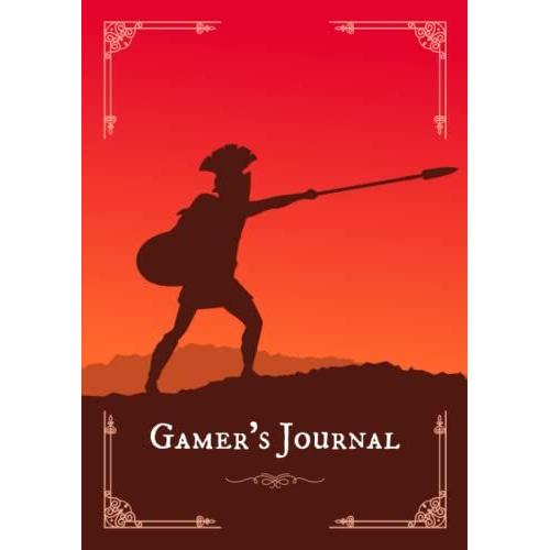 Gamer's Journal: Rpg Role Playing Game Notebook - Shield Fighter With Spear (Gamers Series)