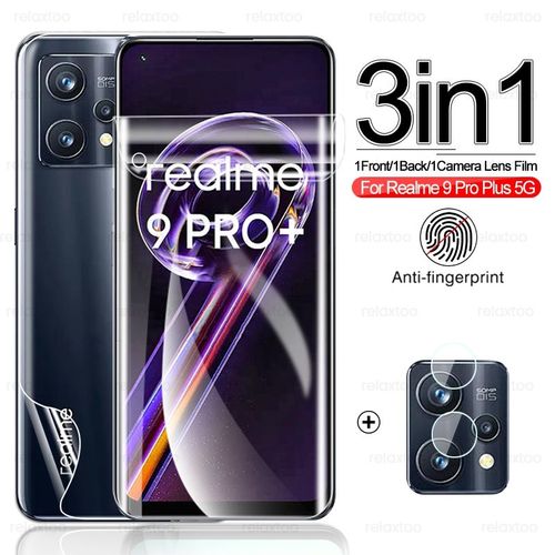Couleur 3en1 Pour Realme Film Protection Écran Pour Realme 9 4g