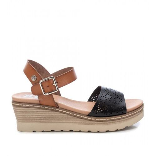 Xti Sandales Talon Marron Et Noire