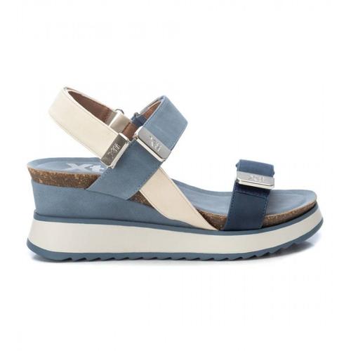 Xti Sandales Talon Bleu Jean