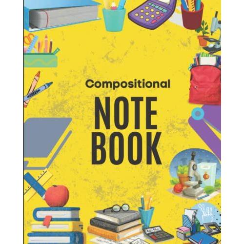 Happy High School Students Compositional Notebook: Wide-Ruled, 7.5 X 9.25, 100 Pages, For Kids, Teens And Adults (Composition Notebooks)