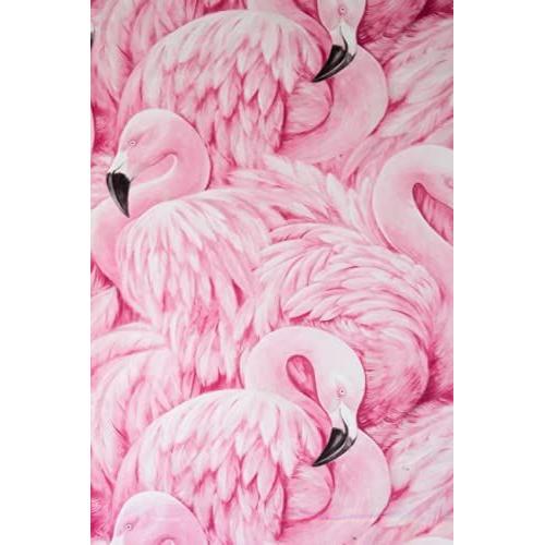 Flamingo Writing Journal (6x9 Inches), 125 Lined Pages, Soft Cover, Matte Finish