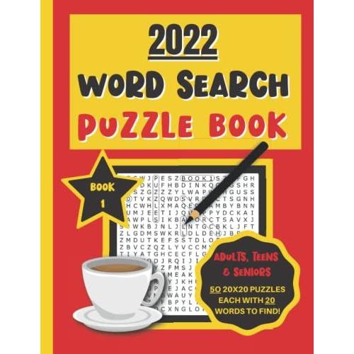 2022 Word Search Puzzle Book: Word Search Books For Adults A4