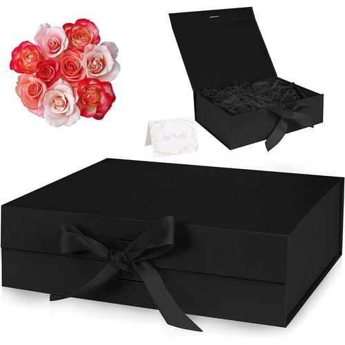 Bowknot Boite Cadeau, Boite Cadeau Pliable, Boîte Cadeau Avec Couvercle,  Cadeau Rectangulaire Boîte Décorative pour Emballage Cadeau Boite, Mariage,  Anniversaire