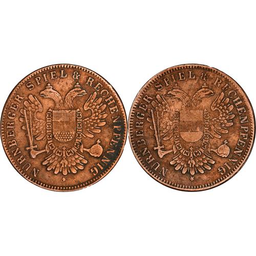 Jeton De Jeu - Nurnberger Spiel Reichenpfennig -  1855 - 23-116