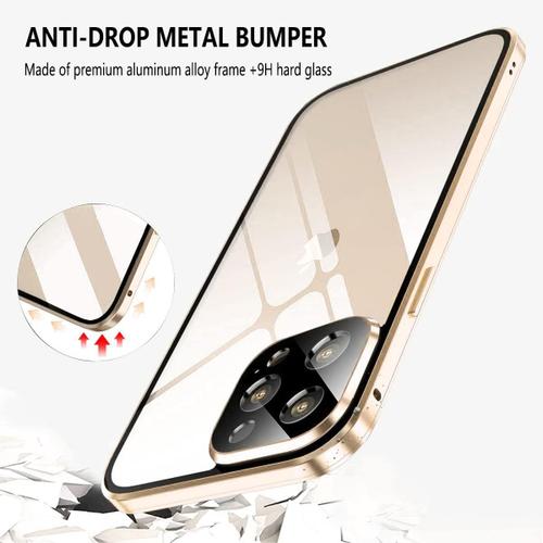Coque Magnétique Anti-Espion pour iPhone 11,Coque Double Face en Verre  Trempé Anti-Peep d'iPhone 11 [Noir] - Cdiscount Téléphonie