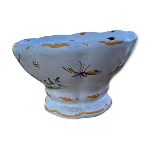 Vase pique fleur Moustier multicolore