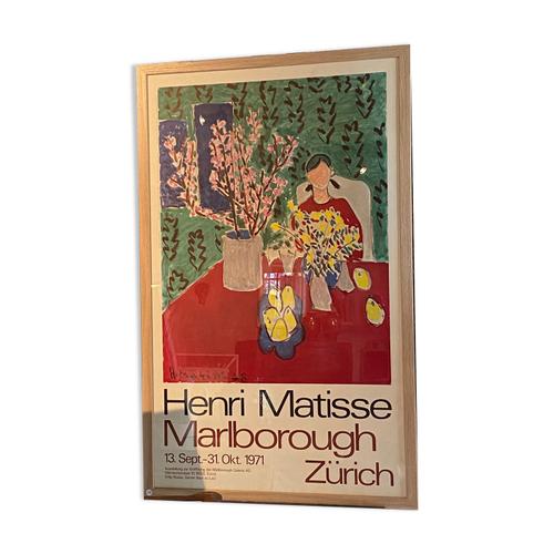 Affiche lithographie Henri Matisse multicolore