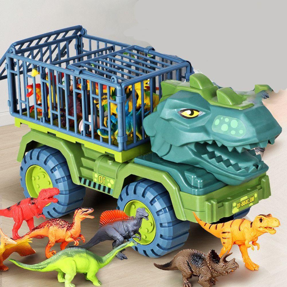 Dinosaure Jouet Voiture Enfant Garcon Fille 3 4 5 6 Ans Camion Transporteur  Avec