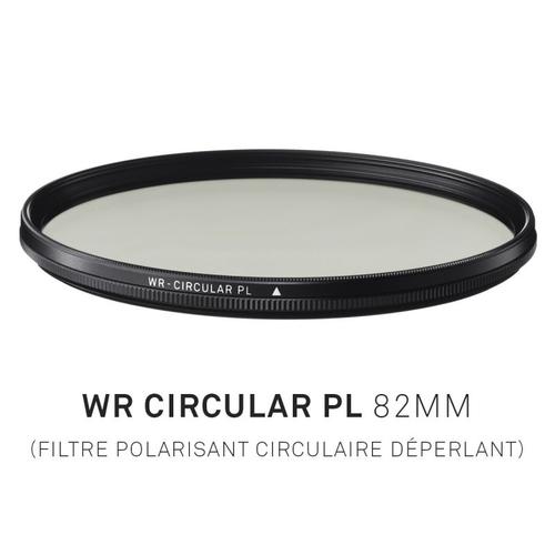 Filtre Polarisant circulaire déperlant 82mm Sigma AFH9C0