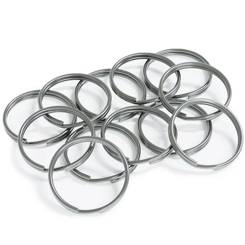 Huslig 12 X Acier Inoxydable Métal Clé Anneaux Boucle De Cercle Pour Jeu De Clés - 20mm