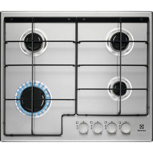 Electrolux EGS6424X plaque Acier inoxydable Intégré (placement) Gaz 4 zone(s)