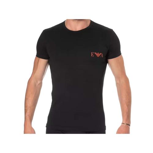 T Shirt Emporio Armani Bold Monogram Homme Noir