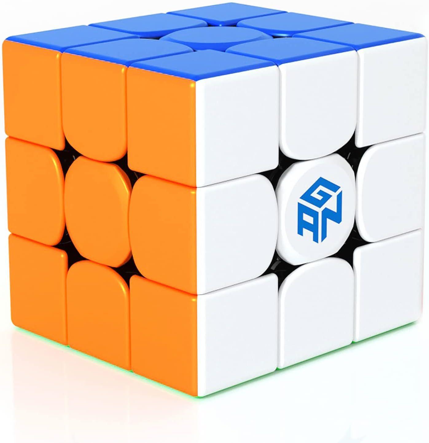 CUBE DE VITESSE 3X3 Speed Cube, Stickerless Cube Magique Facile À