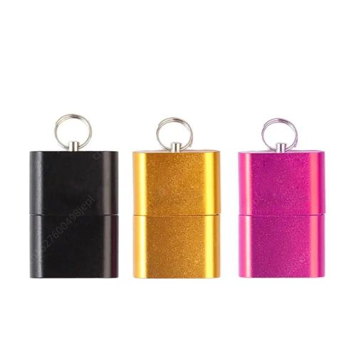 Mini adaptateur de lecteur de carte mémoire Micro SD,en alliage d'aluminium,USB 2.0 T Flash TF #A