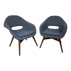 Fauteuil Coquille Restaur Par Miroslav Navratil Multicolore