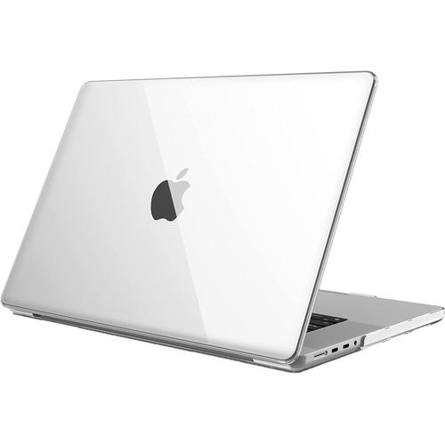 Coque Compatible avec MacBook Pro 16 Pouces 2023-2021 (A2780 / A2485) M2 Pro  / M2 Max / M1 Pro / M1 Max - Etui Rigide et Fin Housse en Plastique Léger,  Transparent Cristallin