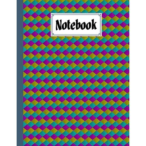 Notebook: Composition Notebook Cube- College Ruled 120 Pages - Large 8.5" X 11" By Nils Knoll