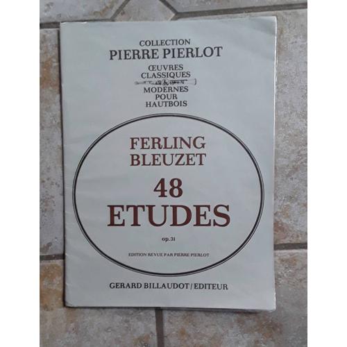 48 Études Pour Le Hautbois Ferling Bleuzet