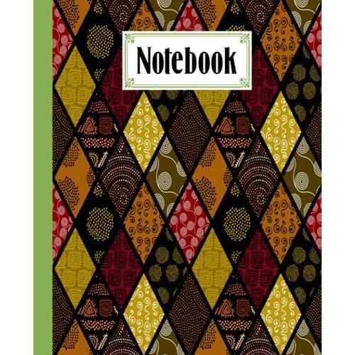 Notebook: Composition Notebook College Ruled, Rhombuses Cover Back To School Composition Book | 120 Pages - Large 7.5" X 9.25" By Boris Wegener