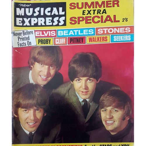 New Musical Express Summer Extra Special 1966 : Beatles Elvis Stones Seekers Etc